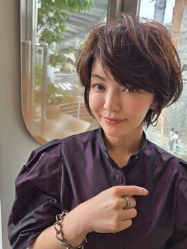 グロウミドル(GROW middle) 大人可愛いニュアンスショート 野村恵子
