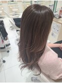 ロングハイライトカラー【我孫子/TOKIO/ヘッドスパ/髪質改善】