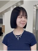 【ami】ボブ/切りっぱなしボブ/縮毛矯正/四条/河原町