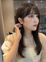 ジーナ 福岡天神(Zina)&nbsp;ミディアムヘア/暗めカラー/デザインカラー/髪質改善