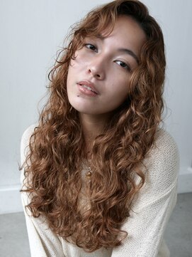 オーサム(AWESOME) ココアベージュ ロングレイヤーパーマ