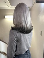 ソイ 下北沢(soi)&nbsp;エンドカラー_ホワイトシルバー_ハイトーン