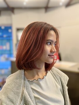 ジエクト カナウ(The Ect canow) ボブ/ボブレイヤー/モーヴピンク