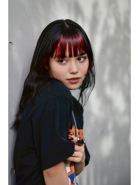 [天神今泉/黒髪カタログ/クラゲヘアー/オリーブグレー]