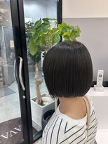 アヴァンス 広島本通店(AVANCE.)&nbsp;髪質改善/オリーブカラー/グレージュ/パッツンボブ