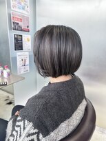 ファースト 東仙台店(first)&nbsp;デザインカラー・グレージュ・ミニボブ