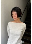ミニボブ/ショートボブ/顔まわりレイヤー/ハッシュボブ