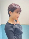 ハンサムショート/ショートボブ/20代30代40代50代/顔周りカット
