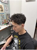 ローフェードで作るスパイキーショート メンズショート
