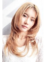 キングスベリー(Hair Relaxation King's Berry) エアリーベージュのロングレイヤー1.6クラゲヘアー