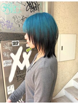 ミュー(Mu) デザインカラー　ルーツカラー　グラデーションカラー