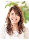 ゆるふわなフェミニンスタイル