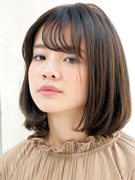 アビエクレール 河内花園(abije claire) シンプルワンカールボブ★20代30代50代 髪質改善