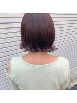 オリ(oli) ブラウンレッド × 切りっぱなし