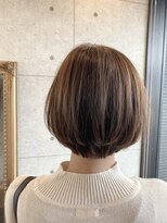 ヘアサロン レゴリス 都城店(REGOLITH)&nbsp;【明るめブラウン × 透け感 】 小顔ショート ♪ モードヘア