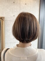 ヘアサロン レゴリス 都城店(REGOLITH) 【明るめブラウン × 透け感 】 小顔ショート ♪ モードヘア