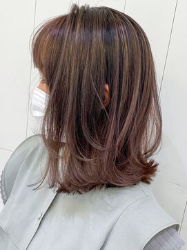 アイティー バイ アルバム 中野店(IT by ALBUM) ライト3Dハイライト_クールショートピンクベージュ_ba309362