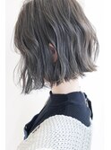 ☆波打つ切りっぱなしグレージュボブ☆髪質改善/銀座