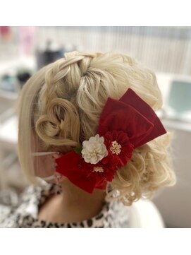 ハナココ 水戸店(hana Coco) 編み込みハートアップ♪イベント バースデー LIVE ヲタ活 水戸