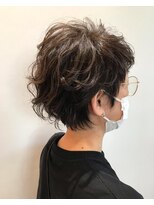 ヘアーアンドスパ フェリーチェ ミチ 野田屋町店(HAIR&SPA felice MICHI)&nbsp;【felice MICHI榎本信也】グレイカラーミセスショート