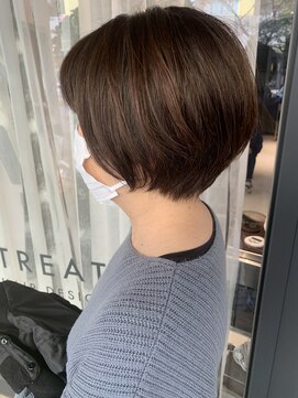 トリート 海浜幕張店(TREAT) 丸みショートボブ_海浜幕張