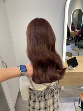 ジーナ セントラル銀座(Zina) 大人かわいいコテ巻き＊ショコラベージュ＊カール1ZinaCENTRAL