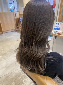 カノエ(canoe) グレージュカラー/髪質改善縮毛矯正/髪質改善/韓国風/韓国ヘア