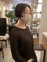 ビュートリアム ギンザ(BEAUTRIUM)&nbsp;ぷつっとラインのショートヘア/20代30代/銀座/丸みショート