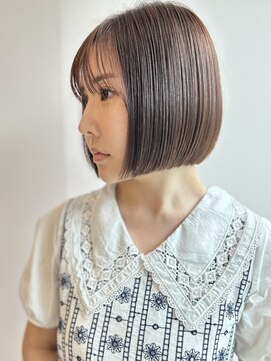 ウィクシーミミ 栄矢場町店(wixy mimi) 【wixy mimi/栄 矢場町/KOU】可愛いミニボブ/横顔美人