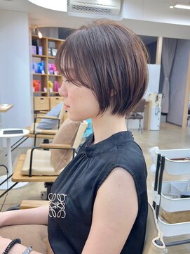 サンドシーン(sand scene) @thisiskaito表参道原宿/ショートヘア/ショートボブ/グレージュ