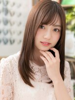 カバーヘア ブリス 志木南口駅前店(COVER HAIR bliss)&nbsp;★大人可愛い斜めバング前下がりレイヤーロング20代30代40代★9