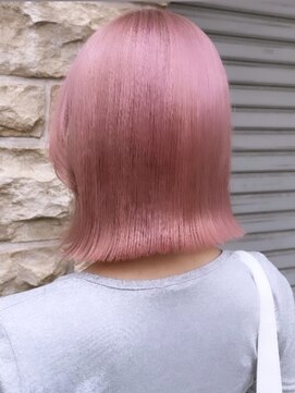 ジェプシー(JPCY) ホワイトピンク/切りっぱなしボブ