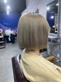 ココン(Cocon)&nbsp;ボブ×ミルクティーグレージュ(ブリーチあり)