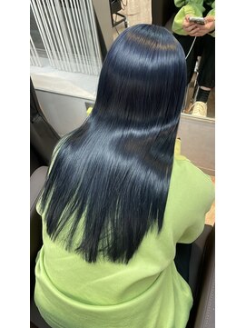 ジエクト ヴィシア(The Ect VIXIA) 透明感カラー/ネイビーブルー/ダークブルー/髪質改善