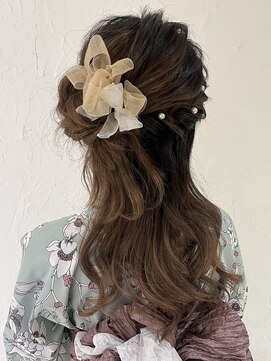 バサラ 大阪梅田店(VASARA) ハーフアップ