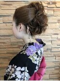 浴衣着付け☆ヘアセット