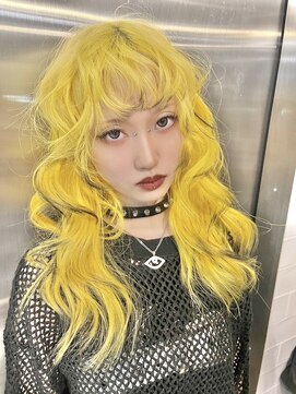 シリー(Silly) 唯一無二のロングウルフ×蛍光デザインカラー☆