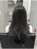 ダークグレージュ/ロングレイヤー/レイヤーカット/表参道/原宿