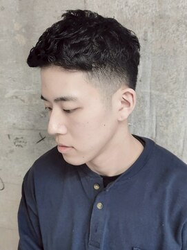 アルフレッド 平針店(alfRed) くせ毛×刈り上げ ツーブロック メンズショート メンズカット