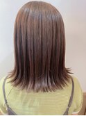 切りっぱなしボブ・艶サラ・髪質改善・酸性ストレート