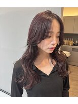 ジゼル 前橋(Giselle)&nbsp;【ブリーチなし】くすみカシスカラー♪