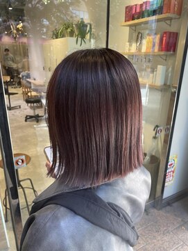 リタ(rita.) まつだて/ラベンダー/ボブレイヤー/艶髪/透明感