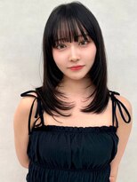 アッシュ 茗荷谷店(Ash)&nbsp;小顔効果◎韓国風レイヤーカット×シースルーバング