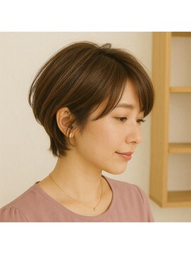 スープレックス ヘアーデザイン(SOUPREX HAIR DESIGN) 立体ハイライト　ショートボブ　20代 30代 40代 50代 60代　ボブ