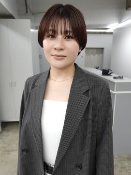 コエ(koe') マッシュショート　オレンジブラウン