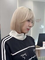 ロンドリゼル 札幌(Lond RiseL)&nbsp;◯ オリーブグレー/韓国/レイヤーカット/髪質改善/縮毛矯正/札幌