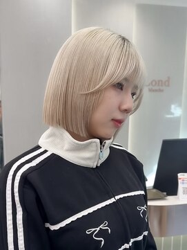 ロンドリゼル 札幌(Lond RiseL) ◯ オリーブグレー/韓国/レイヤーカット/髪質改善/縮毛矯正/札幌