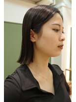 イコール 千葉(equal)&nbsp;大人ガーリー/ダークアッシュ/ミディアムレイヤーカット[千葉]