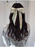 【ボルタノット★YUMI】ヘアアレンジ　ハーフアップ