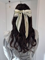 ボルタノット(volta∞knot) 【ボルタノット★YUMI】ヘアアレンジ ハーフアップ